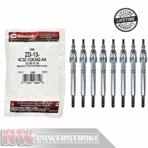Motorcraft ZD-13 Glow Plugs for 2004.5-2010 Ford 6.0L Powerstroke